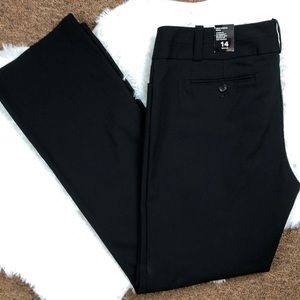 NWT The Limited Black Stretch Trouser Pants 14 Reg